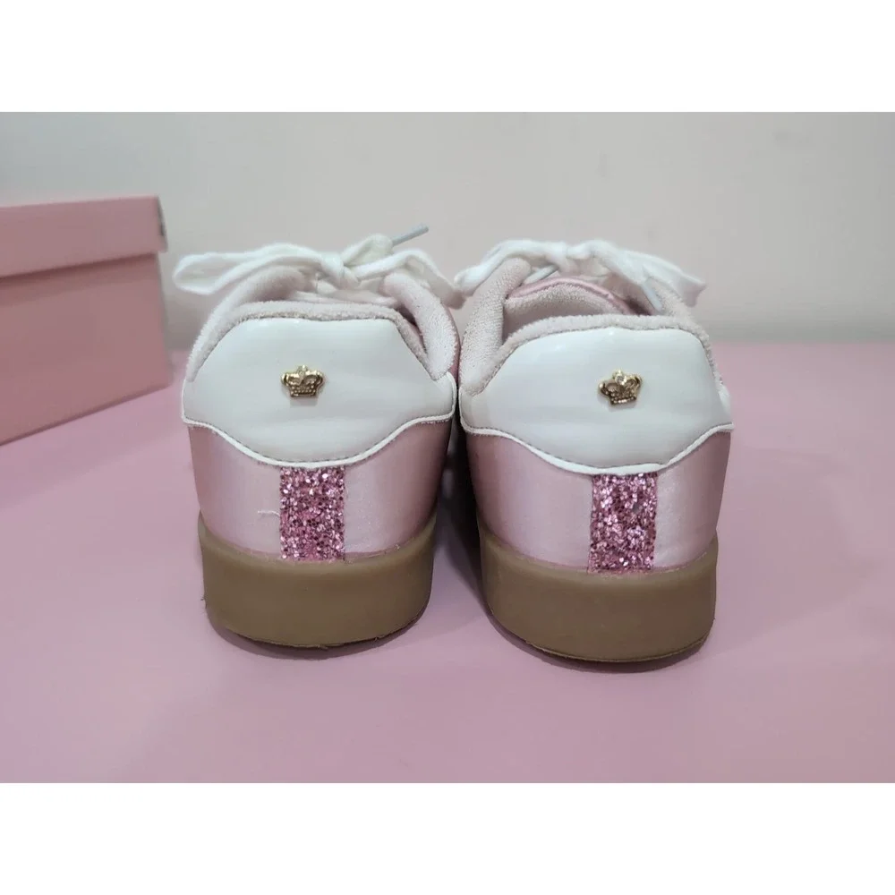 Juicy Couture Girls Blush Multi Sneakers Pink Glitter Size‎ 6